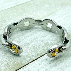 Henri Bendel Chain Cuff Bracelet Petite Silver